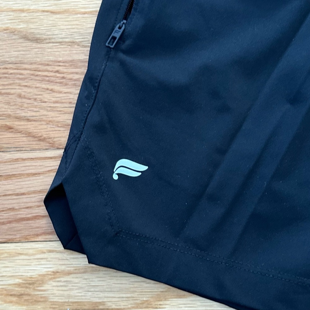 Fabletics Black Drawstring Waist Pull On Shorts S… - image 2